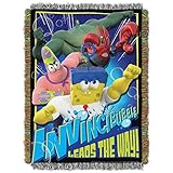 Nickelodeon SpongeBob Movie: Sponge Out of Water, Invincibubble Tapestry Throw by The Northwest Comp