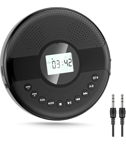 Amazon.co.jp: ARAFUNA CDプレーヤー ポータブル Bluetooth対応