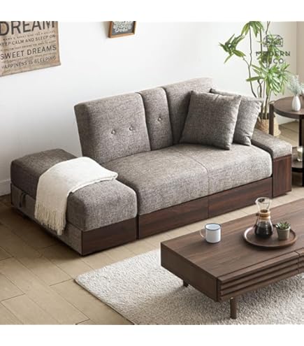 Amazon｜多機能収納付きカチンソファ 3人掛け ソファーベッド