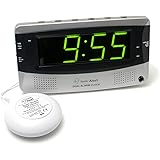 Dual Alarm Clock w/ Bed Shaker
