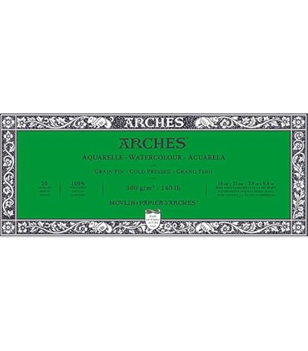 【人気商品】Arches アルシュ 水彩紙 パッド 300g 細目23X31cm 楽天市場】アルシュ水彩紙パッド300g 細目 23X31cm 12枚 : コミック
