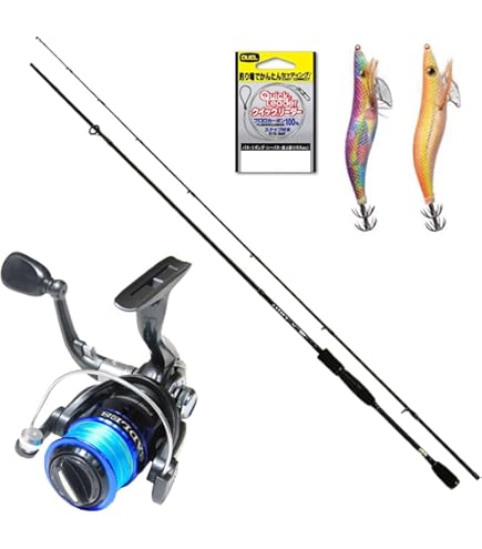 Amazon.co.jp: おり釣具 ティップランエギング フルセット