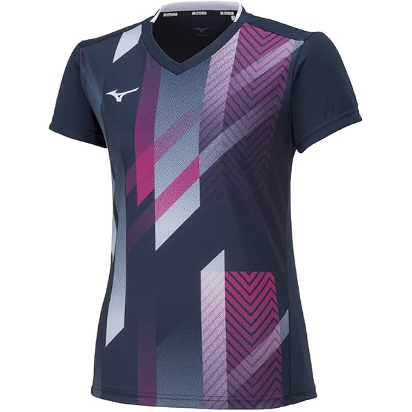 Amazon.co.jp: [ミズノ] テニスウェア ゲームシャツ 吸汗速乾 ダイナ