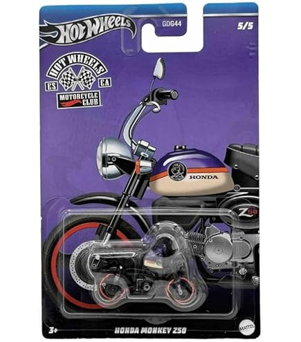 Amazon | Hot WHEELS HW MOTO 5/5 2016 ホンダ モンキー Z50 135/250