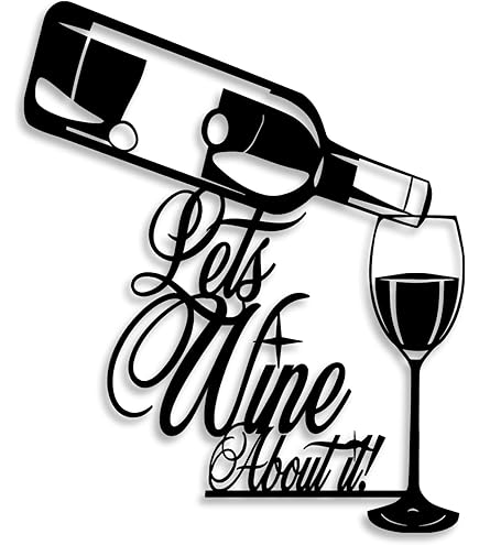 Poster Metallo Vintage Vino - Chart Sweet To Dry - Cartello 20x30 Cm Con Cornice Effetto Legno
