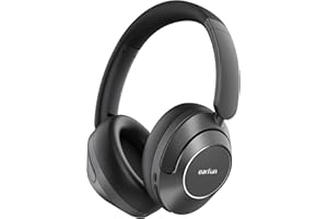 【VGP 2024受賞】EarFun Wave Pro ワイヤレス ヘッドホンBluetooth LDAC対応アクティブノイズキャンセリングイヤホン【有線/無線 ハイレゾ】最大80時間連続再生/マルチポイント対応/密閉型/内蔵マイク/専用アプリ対応/