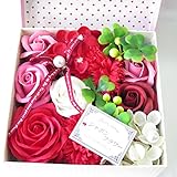 花 誕生日 プレゼント 女性 ソープフラワー フレグランス フラワー (BOXルビー)