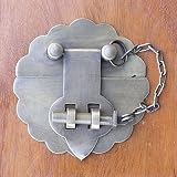 MANJA MTMET-098 真鍮 金具 金物 取っ手 ドアノブ つまみ ハンドル 閂 かんぬき アンティーク レトロ調 ナチュラル