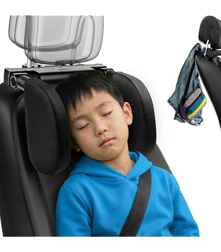 Amazon.co.jp: JZCreater ヘッドレスト 車 ネックピロー 旅行用