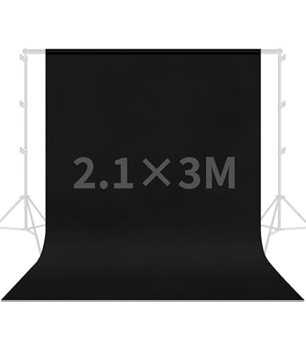 Amazon | サンテック マルチ背景布01 ブラック/ホワイト | サンテック