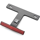 デイトナ(Daytona) バイク用 リフレクター 角度45° 50-125cc用 アルミ製 スリムリフレクター ブラック 67475