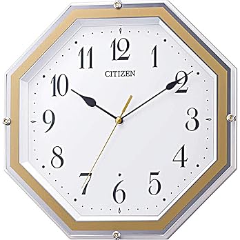 【3,300円】リズム(RHYTHM) シチズン 掛け時計 電波時計 アナログ 連続秒針