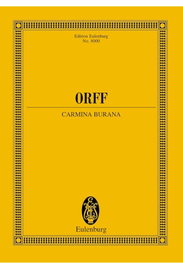 Amazon.co.jp: オルフ: カルミナ・ブラーナ/オイレンブルグ社/スコア