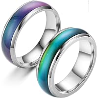 JOYID Color Changing Mood Ring - Temperature Sensitive Copper Ring For Women & Men