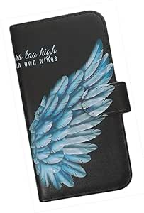 Amazon Co Jp Xperia Xz2 Premium Sov38 Au スマホケース 手帳型 プリントケース スマホ 翼 羽根 Wing はねのイラスト 天使の羽 かっこいい ういんぐ 綺麗 ウイング S147 家電 カメラ