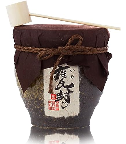Amazon.co.jp: 泡盛 菊之露 古酒 40度 一升シュロ縄巻【壺】【甕
