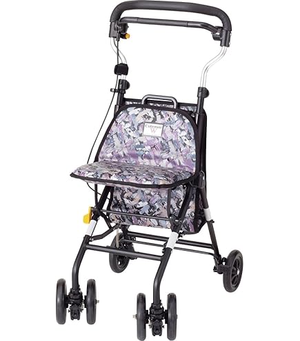 シルバーカー　ミニティ　フラワーG Amazon | ウィズワン キュートミニW (フラワー) シルバーカー