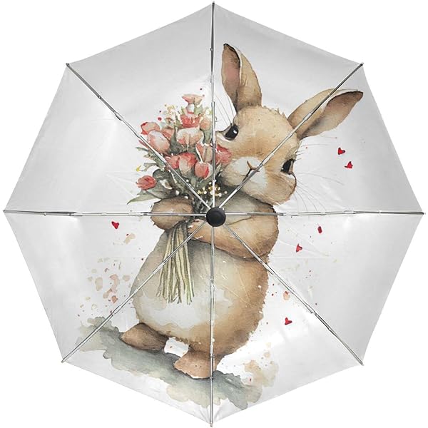 ウサギと花の折りたたみ傘 折りたたみ傘]ウサギ×フラワー – Pasotti 公式サイト