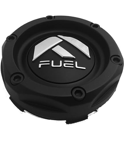 Fuel Matte Black Center Hub Cap 4-1/4"OD 1/4"H Snap-n Closed-End 1001