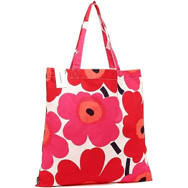 新品タグ付　マリメッコ　ファブリックトートバッグ　ウニッコ60周年 marimekko マリメッコ トートバッグ 60周年記念 ウニッコ