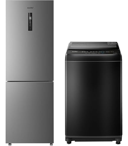 Amazon.co.jp: 【家電セット 2点】 COMFEE' 冷蔵庫 90L 黒 + 洗濯機