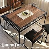 [単体] ダイニングテーブル 天然木 北欧 木製 テーブル 作業台 北欧 木製 アイアン おしゃれ オイル アンティーク 植物性オイル 塗装 モダン スタイリッシュ ハンドメイド ナチュラル