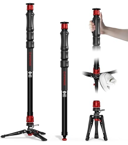 Amazon | YCオニオンピネータアルミニウム合金一脚SE（足付き