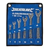 Silverline Open-ended Spanner Set 6pce 6 - 17mm