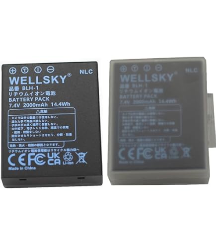 Amazon | str 最新ICチップ搭載 オリンパス BLH-1 互換バッテリー 2個