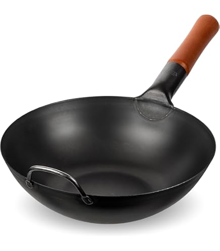 Corelle Brands DuraNano CBDN28WOK-HH/SG Wok Pan with Lid, 28cm