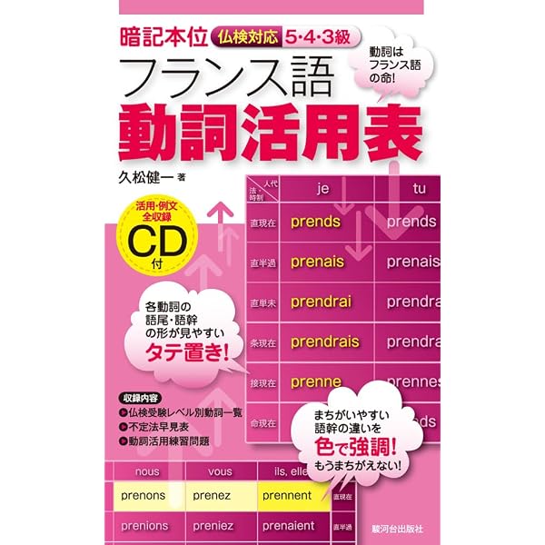 フランス語DVD 4商品まとめてケースあり Amazon.co.jp: CD付き 動詞活用をマスターするフランス語ドリル : 佐原