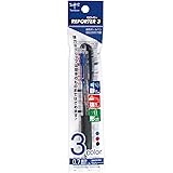 トンボ(Tombow) 鉛筆 3色油性ボールペン リポーター3 FCB-131 透明パック