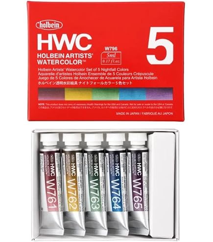 Amazon | ホルベイン 透明水彩絵具 グラニュレーティングカラーズ 5ml