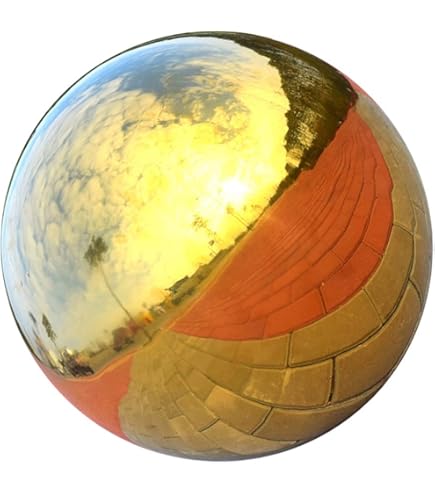 Amazon.co.jp: PETSOLA 鏡面仕上げ ボール ミラー球体 金色 304