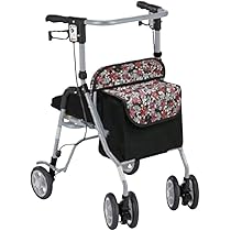 Amazon | シンフォニー SP 花柄BK | 島製作所 | シルバーカー