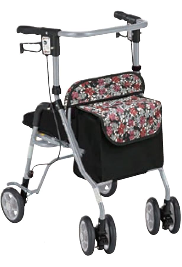 Amazon | シンフォニー SP スリム 花柄紺 | 島製作所 | シルバーカー