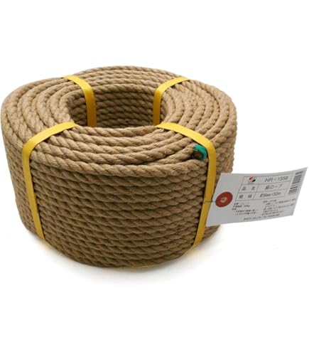 Amazon.co.jp: 高級麻縄 φ6mm/10M 厳選蜜蝋 処理済 : 産業・研究開発用品