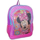 Minnie Flowers 16 inch Backpack [並行輸入品]