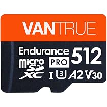 VANTRUE 512GB microSD U3 UHS-I 4K UHD 動画撮影用