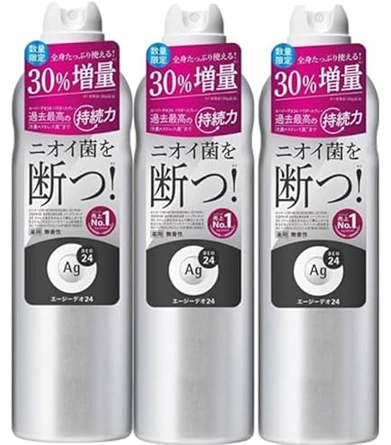エージーデオ24 パウダースプレー 無香性 180g×7個
