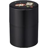 中谷兄弟商会 山中漆器 2.0姫茶筒 黒 福ろう(不苦労) 33-4806 -