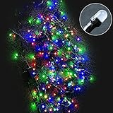 GOODGOODS クリスマス LED イルミネーション ライト 100球 10m 防雨防水屋外 クリスマスツリー 飾り LED電飾 多彩カラー LD-K8