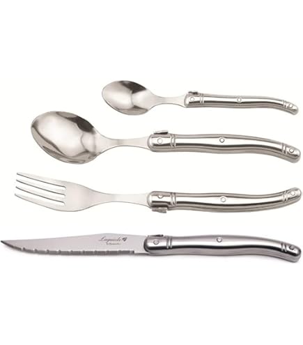 Amazon | ラギオールカトラリー3点セット(ナイフ+フォーク+スプーン
