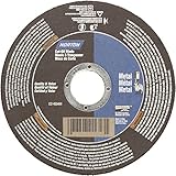 Norton 547-07660702757 Cutoff Wheel, Aluminum Oxide, 10185 rpm, 6 Diameter, 7/8 Arbor, 0.04, Type 01