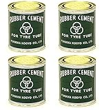 福岡工業 ミツワ ラバーセメント 小缶ゴムのり 90ml 415-00001 (4個)