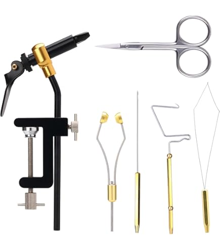 Amazon | Creative Angler フライタイイング標準ツールキット 木製