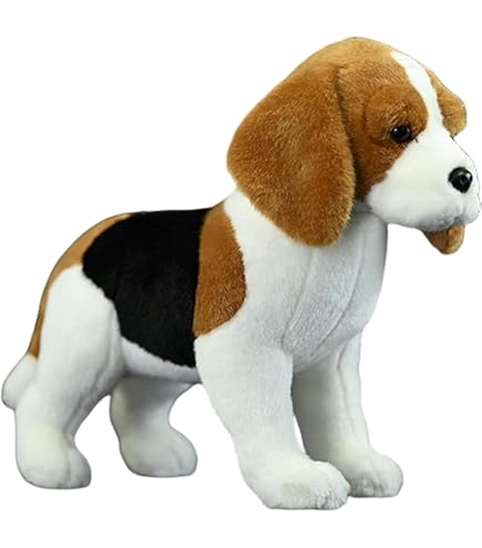 Amazon.co.jp: リアルな犬のぬいぐるみ｜ビーグル : おもちゃ