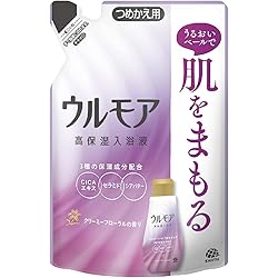 Amazon | ウルモア 高保湿入浴液 クリーミーローズ つめかえ 480ml