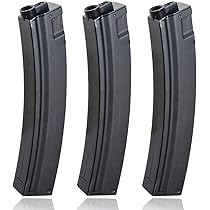 次世代　MP5 マガジン 3個セット(スプリング×2 多弾マガジン×1） Amazon.co.jp: 国内在庫/検 3本セット 電動ガン MP5用 90連