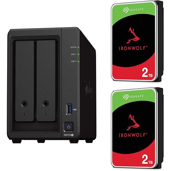Amazon.co.jp: 【NAS HDDセット】Synology DS723+ & Seagate HDD [2 